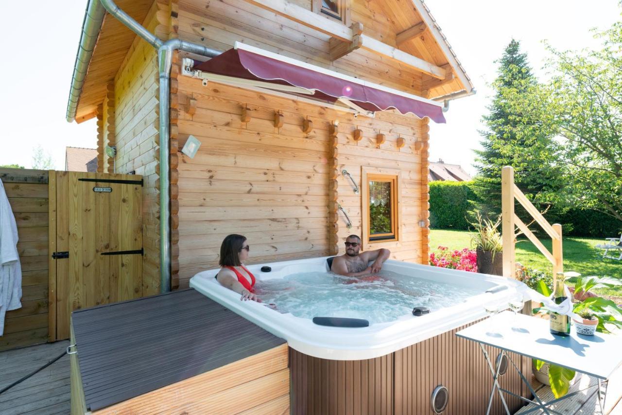 Chalet & Spa Sur La Cote Fleurie Auberville Esterno foto