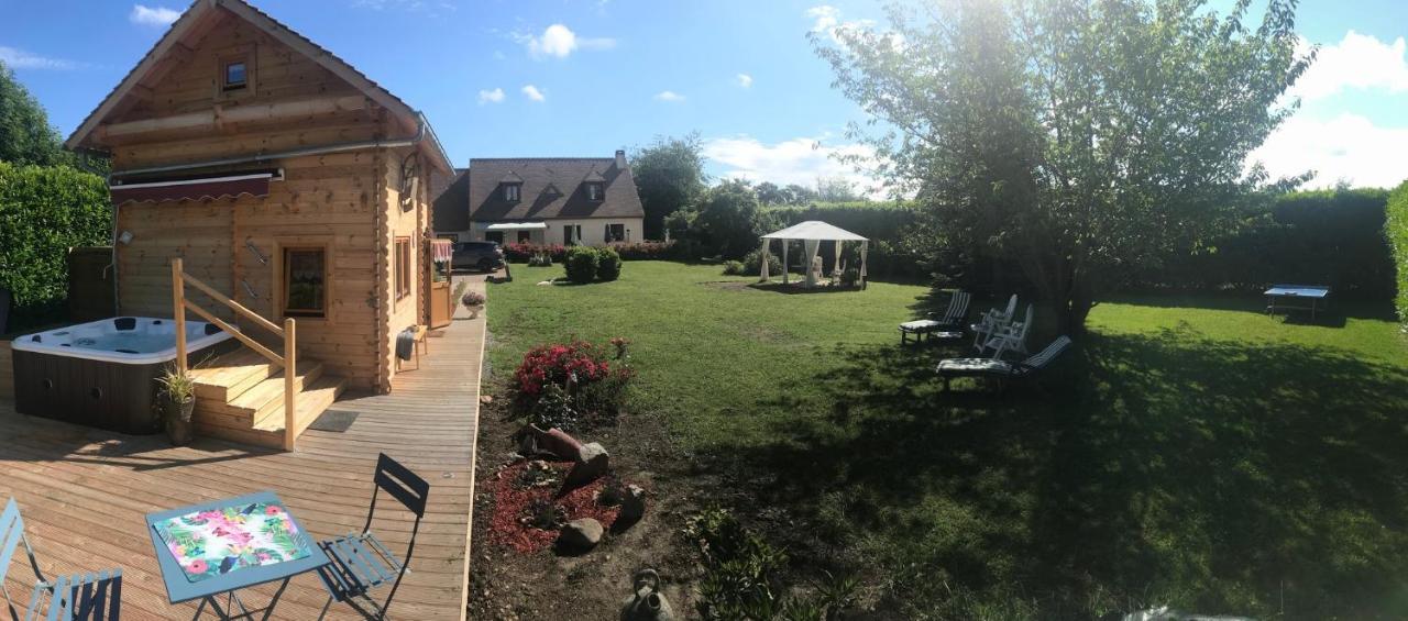 Chalet & Spa Sur La Cote Fleurie Auberville Esterno foto